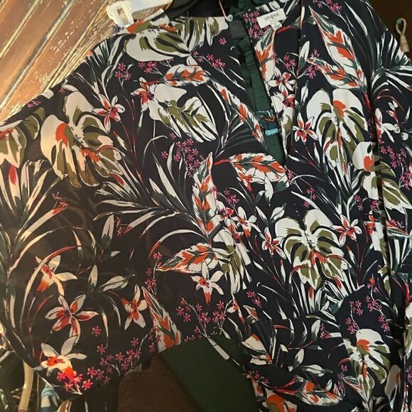 Umgee tropical kimono sleeve jumpsuit - Picture 5 of 6